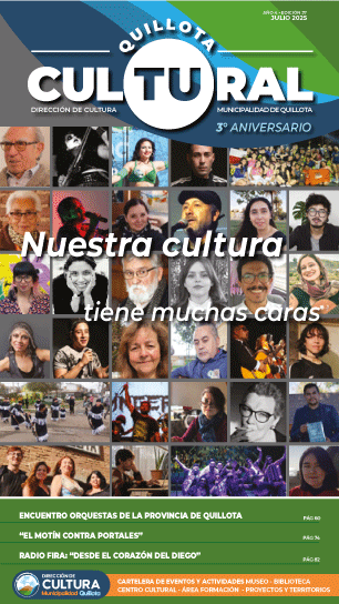 Portada Revista Quillota Cultural, edición julio 2025